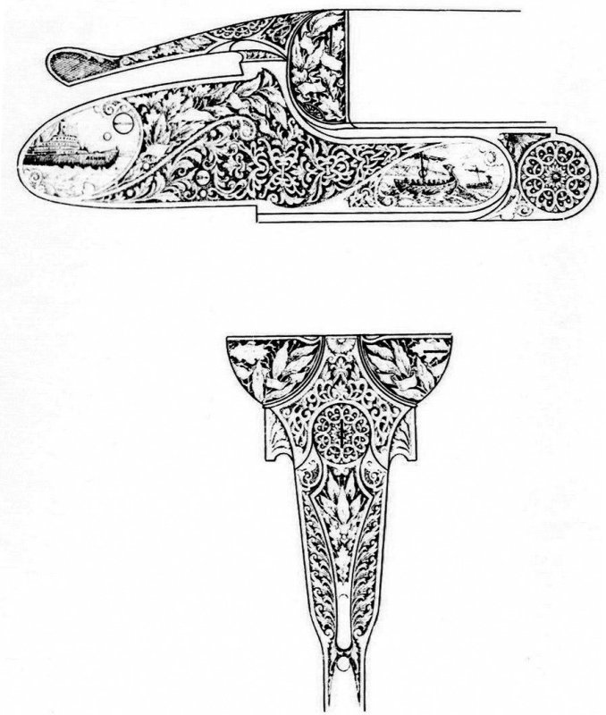 Узоры на ружье