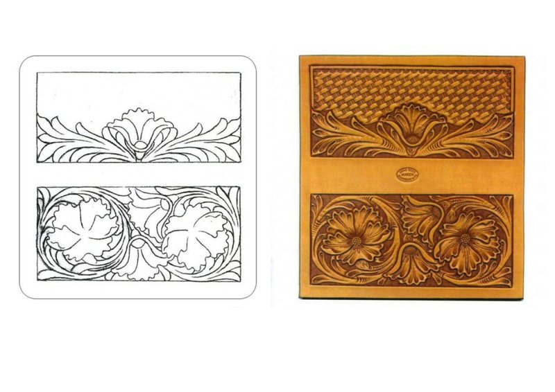 Тиснение Шеридан эскизы