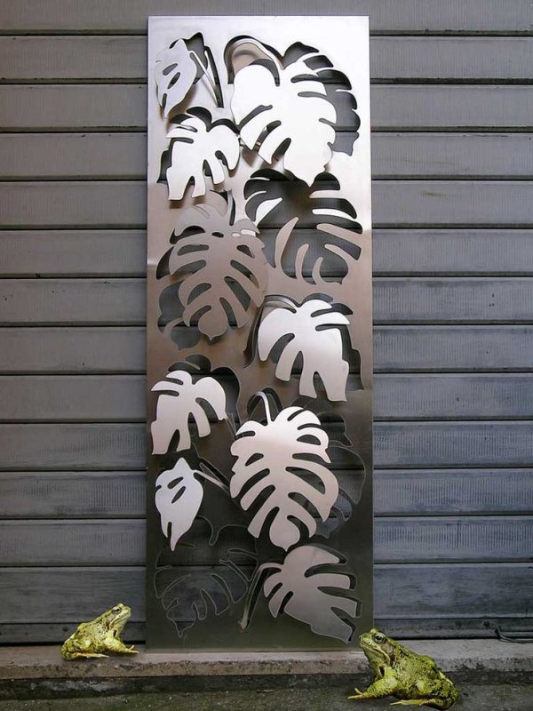 Металлические листья для декора