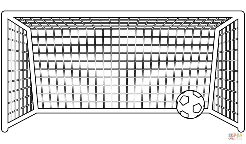 Ворота футбольные детские