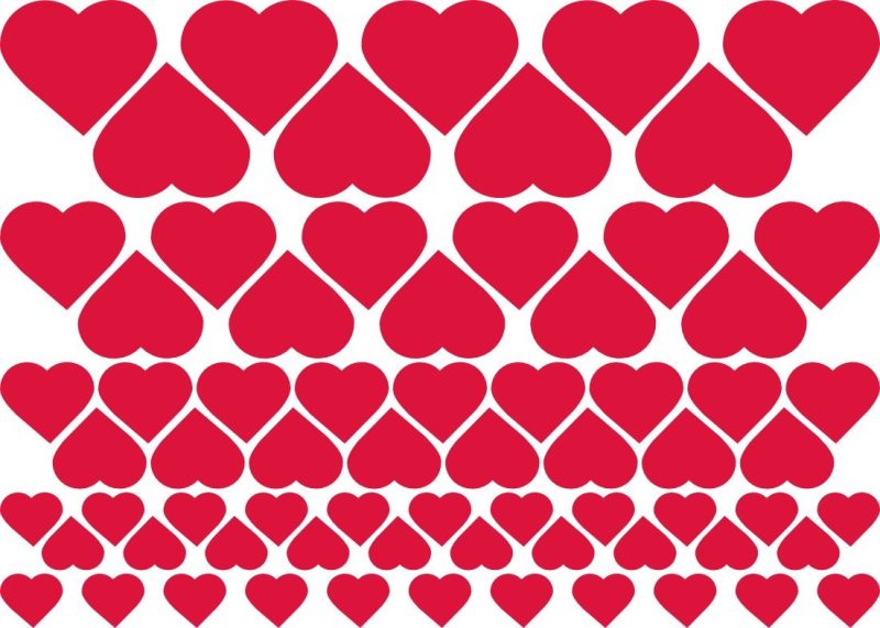 Сердечко шаблон