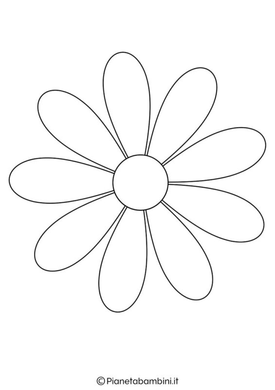 Ромашка шаблон