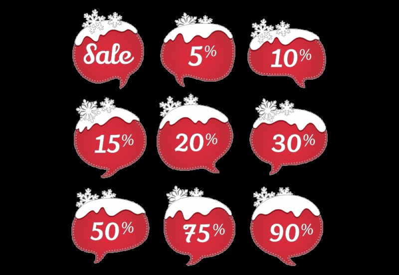 Скидки трафарет