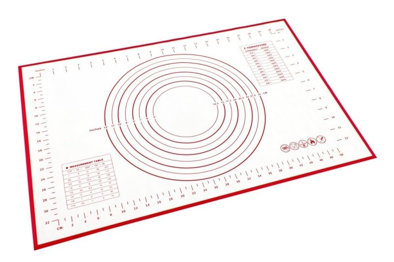 Коврик силиконовый для раскатки теста с разметкой 60 на 40