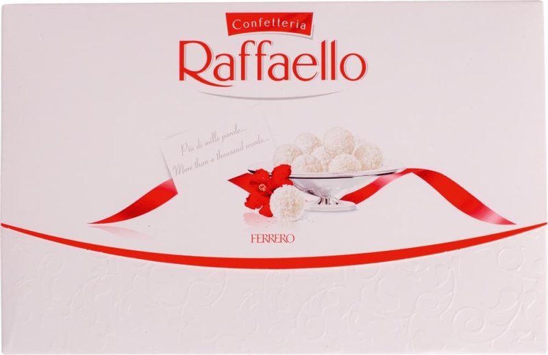 Рафаэлло конфеты надпись