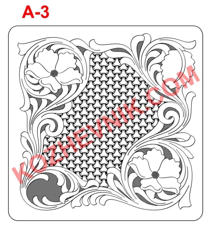 Узоры Шеридан для тиснения