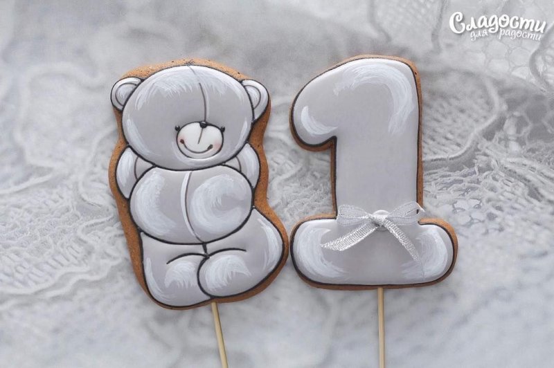 Пряник "мишка Тедди"