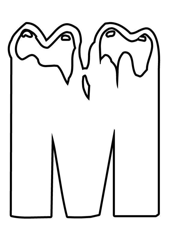 Новогодние буквы трафареты