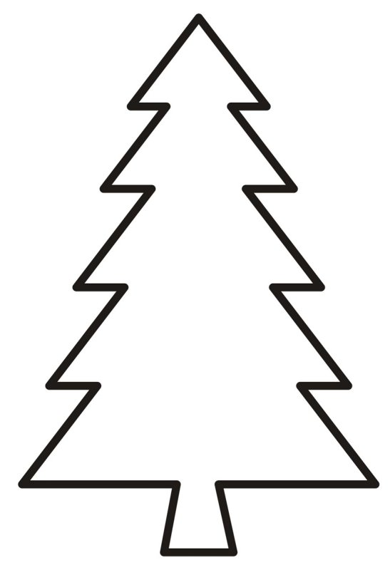 Елка раскраска