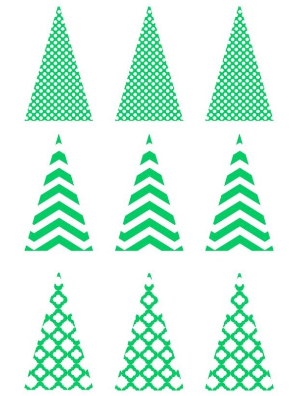 Елочка треугольная
