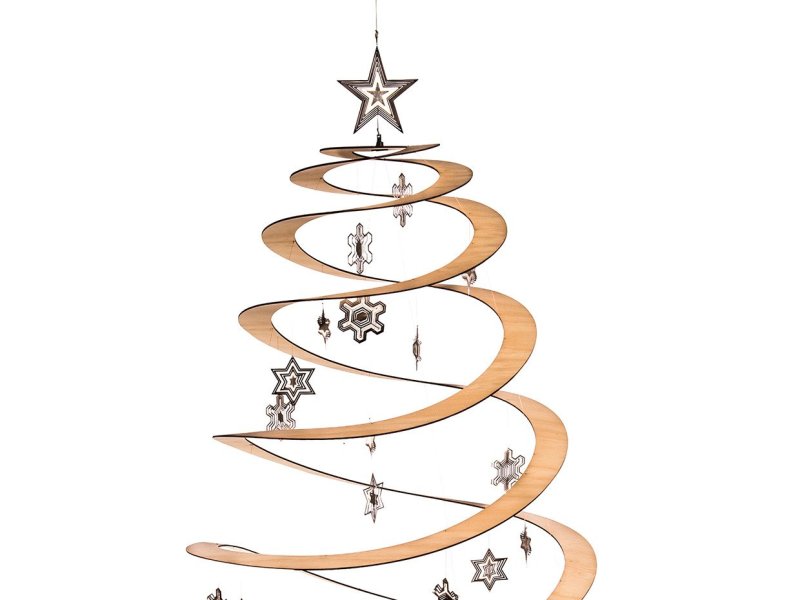 Спиралевидная елка