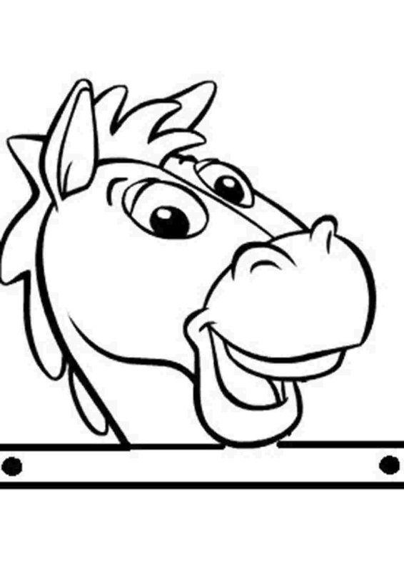 Маска коня черно белая