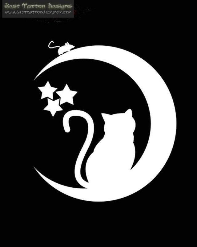 Трафарет кошки