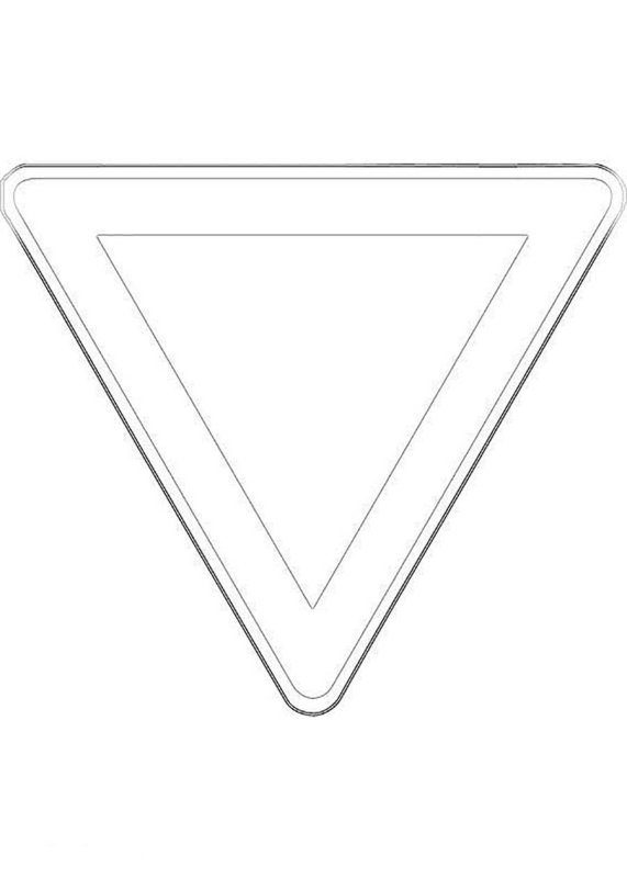 Дорожные знаки раскраска для детей