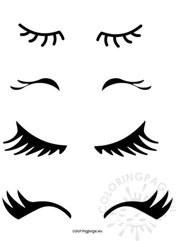 Глаза единорога закрытые