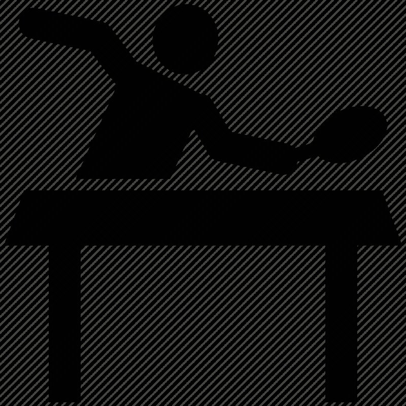 Настольный теннис значок