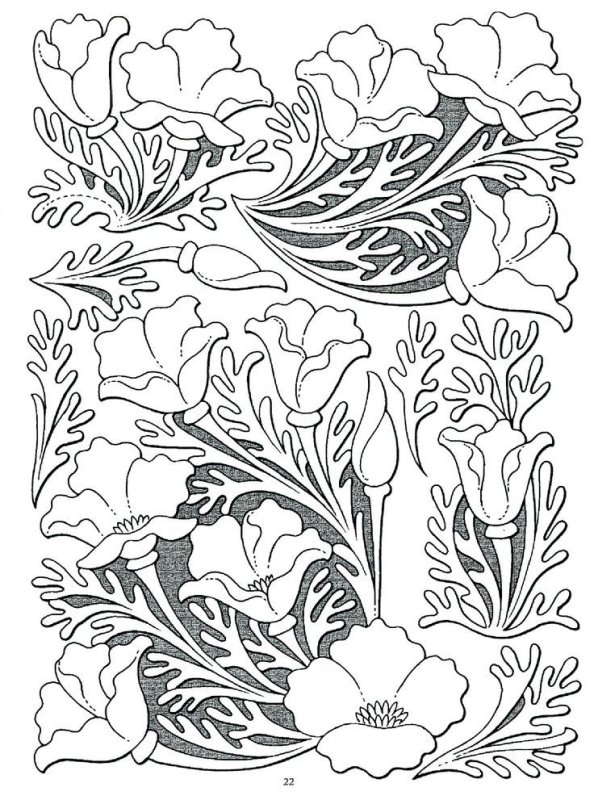 Трафарет для тиснения по коже