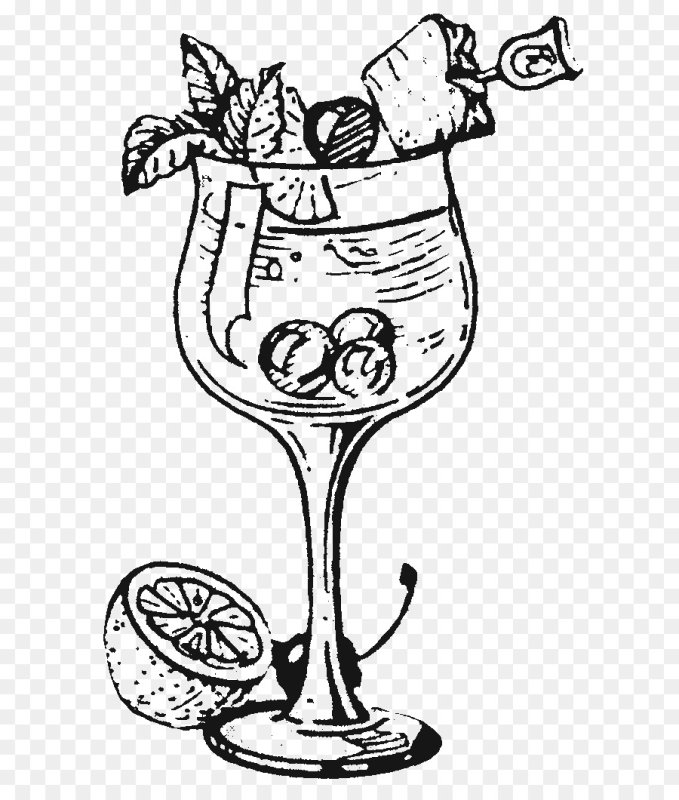 Раскраска напитки