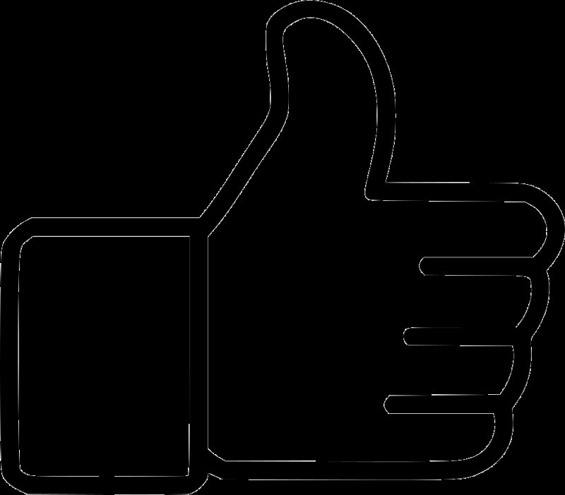 Лайк палец вверх