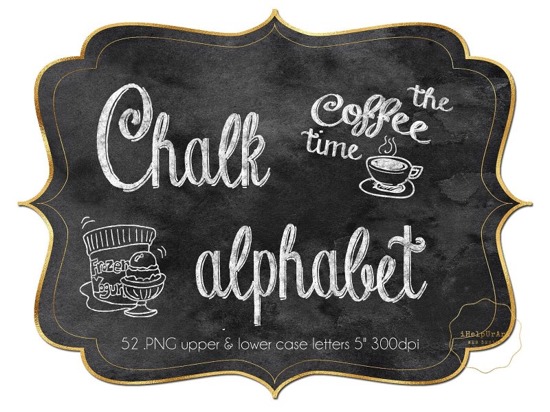 Надписи на грифельной доске