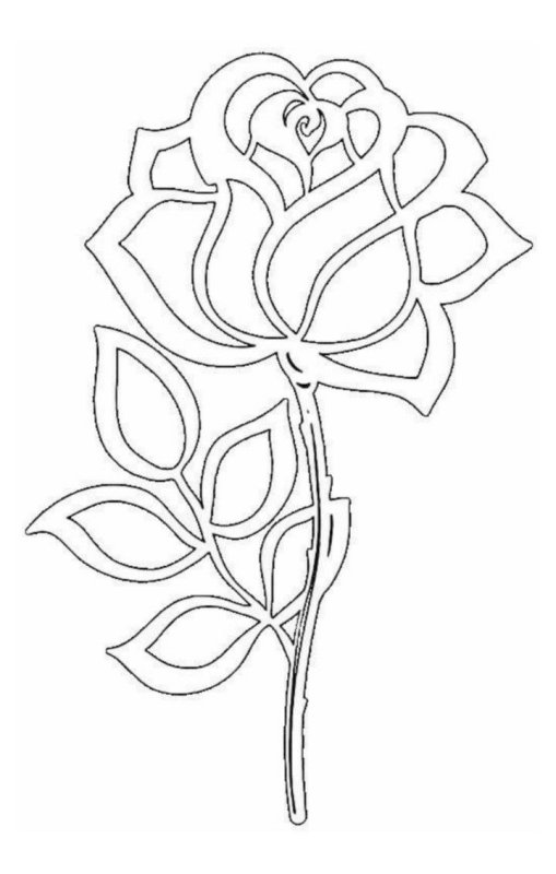 Вытынанка цветы