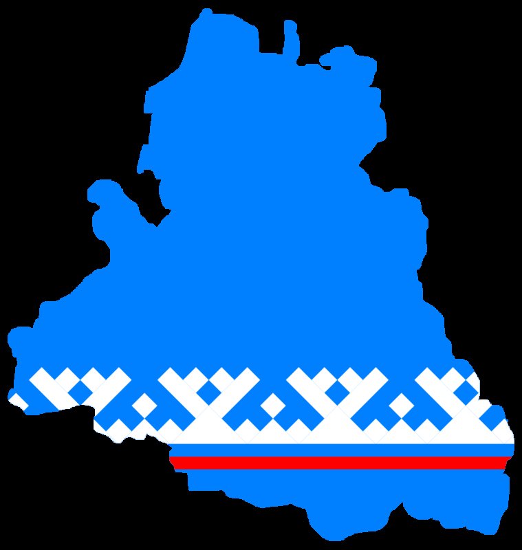 Орнамент флага ЯНАО