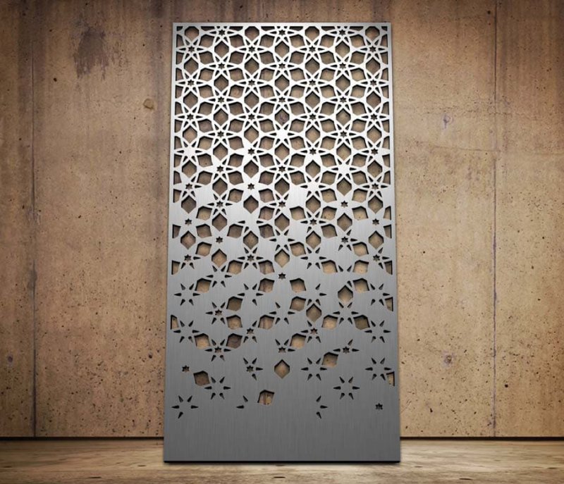 Декоративные перегородки из металла