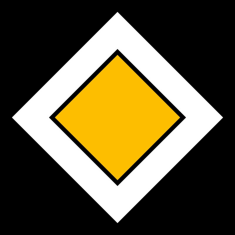 Дорожный знак Главная доро