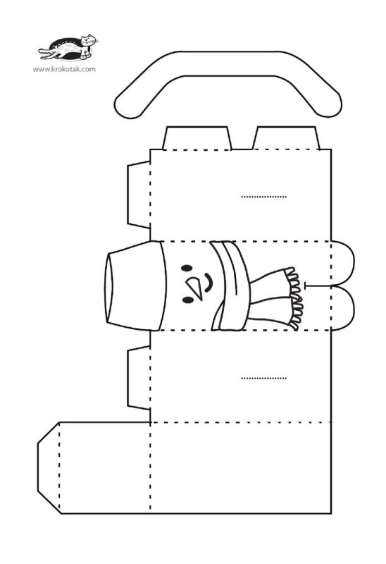 Поделки из бумаги чертежи