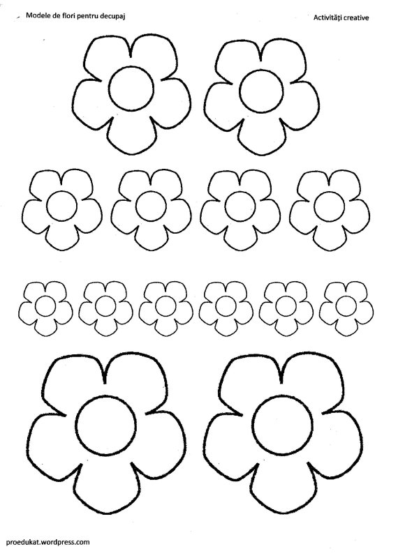 Трафарет "цветы"