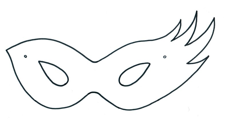 Трафарет - маска