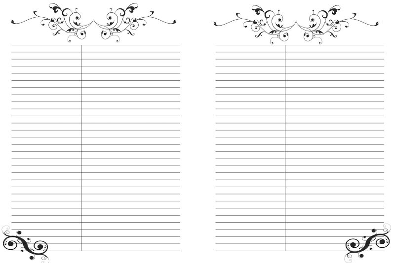 Трафареты для блокнота