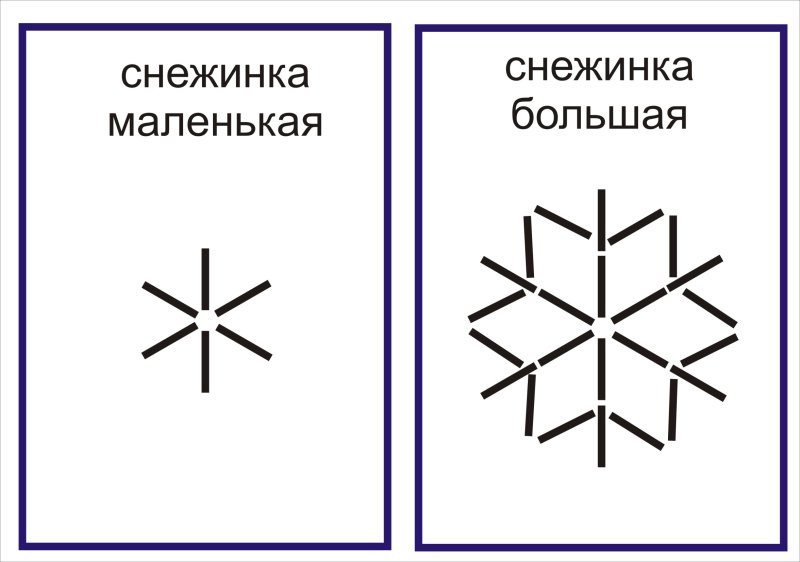 Сежика из счётных палочек