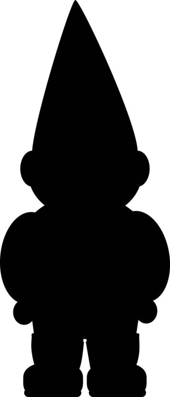 Силуэт гномика