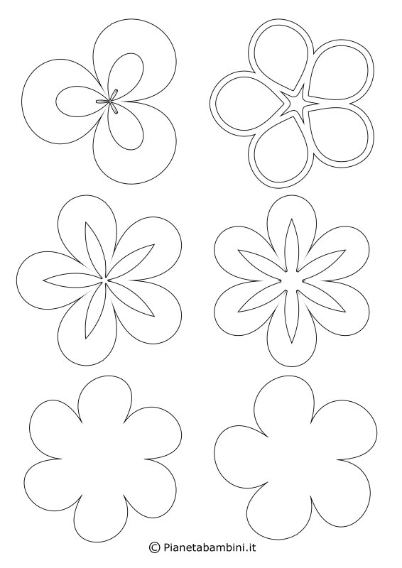 Цветы шаблоны для вырезания