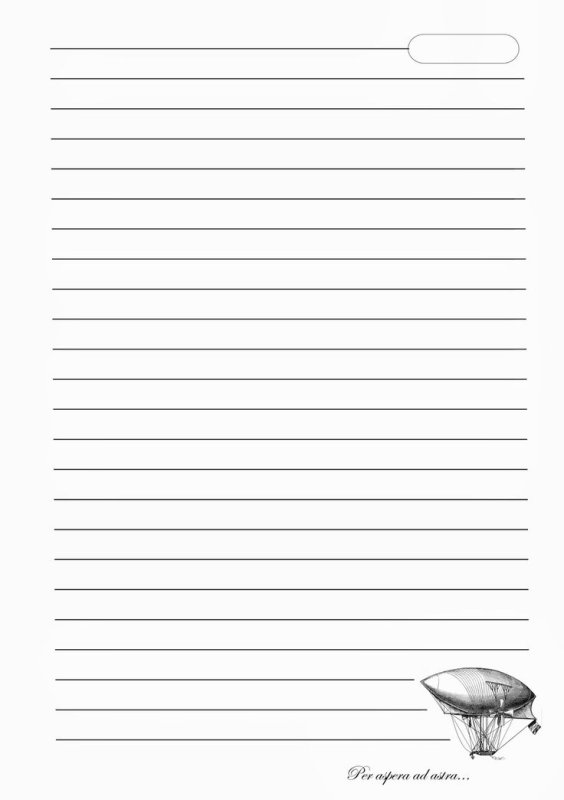 Линованный листок а4