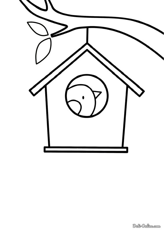 Скворечник шаблон