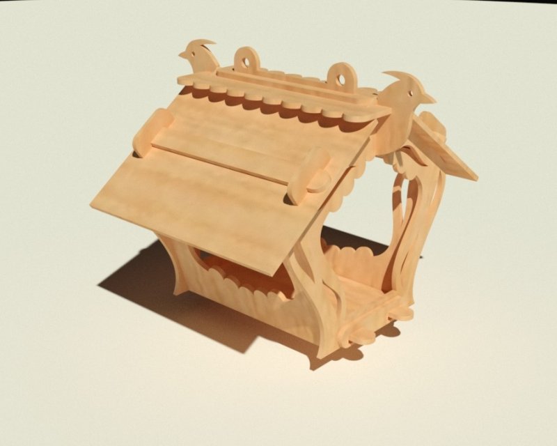 Кормушка для птиц на ЧПУ