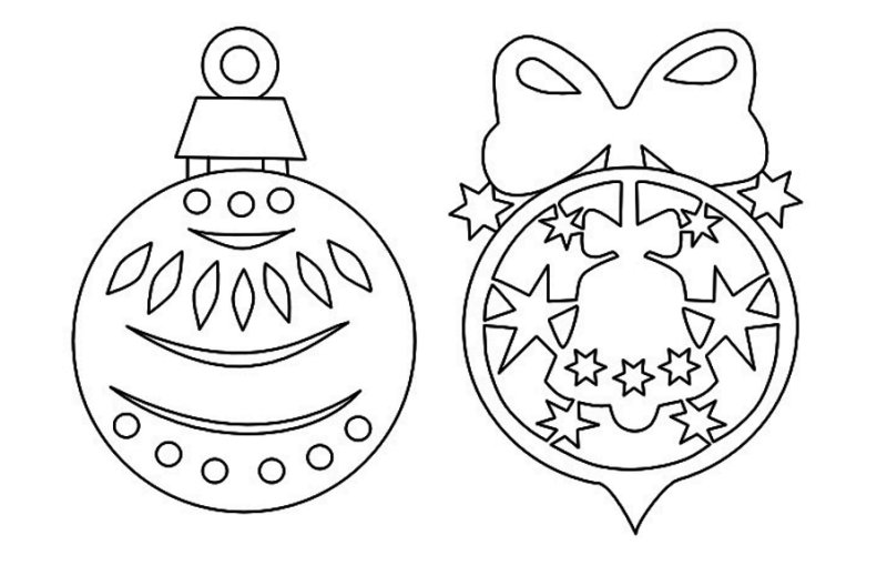 Новогодние трафареты на ок