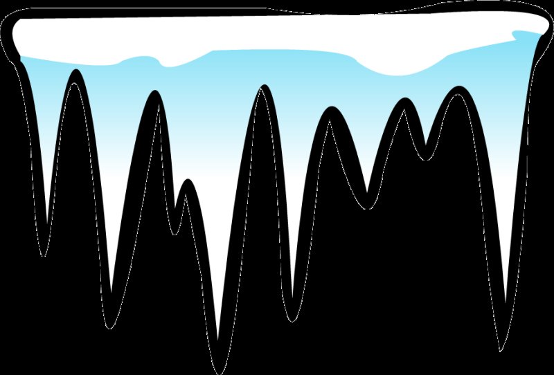 Сосульки на окна трафареты