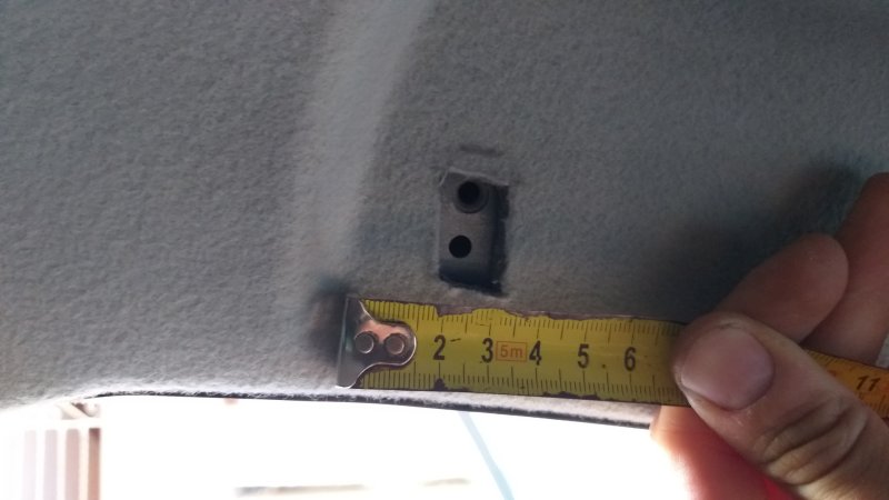 Трафарет для установки очечника на Весту