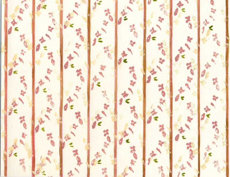 Обои для кукольного домика