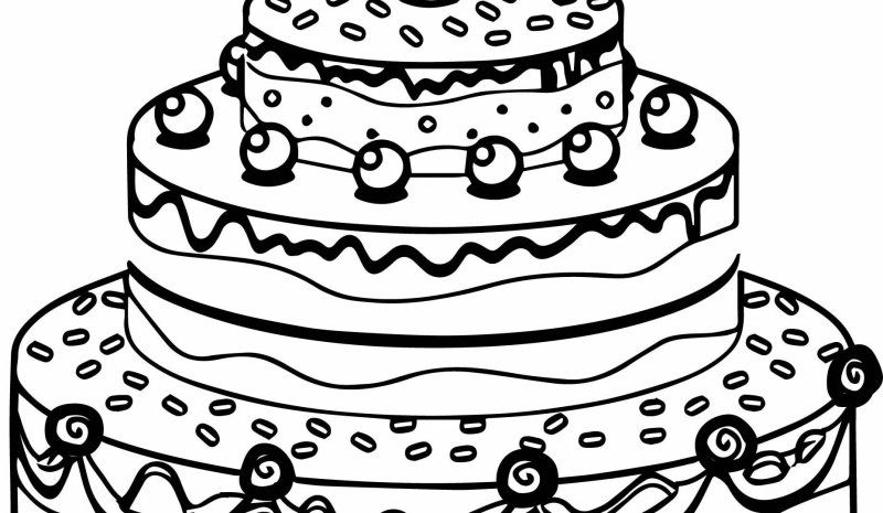 Торт рисунок