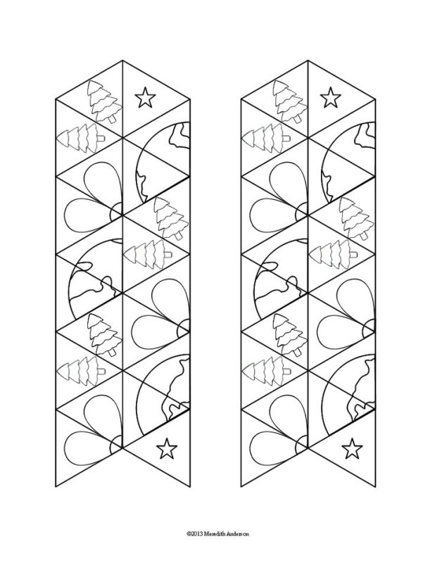 Тригексафлексагон схема