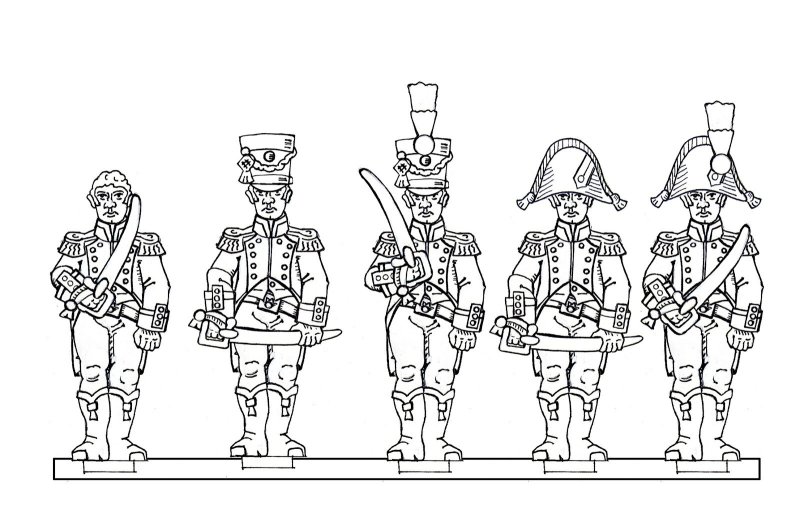 Раскраска солдатики