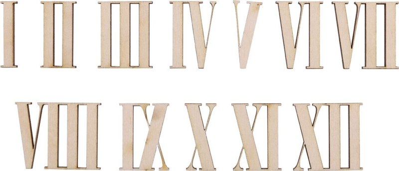 Римские цифры трафарет