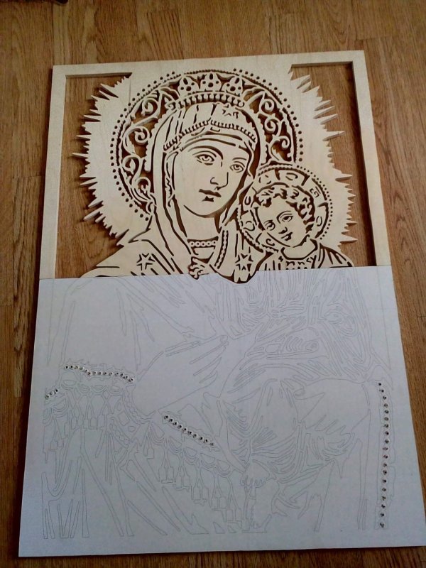 Икона трафарет