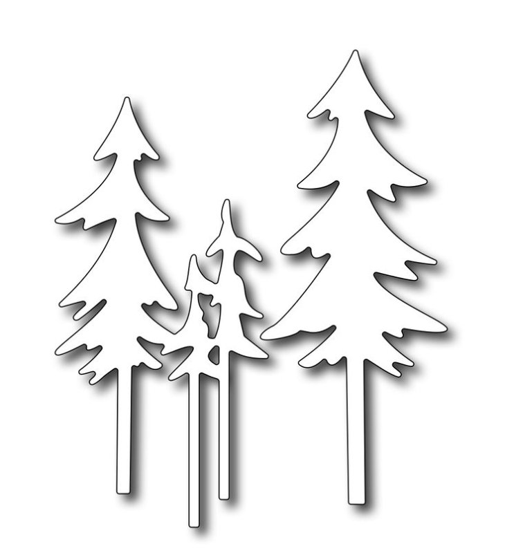 Трафарет "елка"