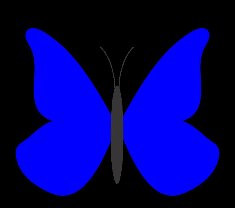 Клипарт бабочки на прозрачном фоне