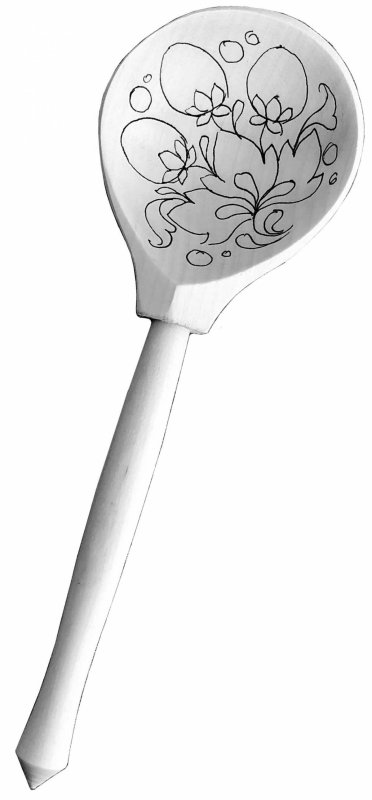 Ложка деревянная Расписная